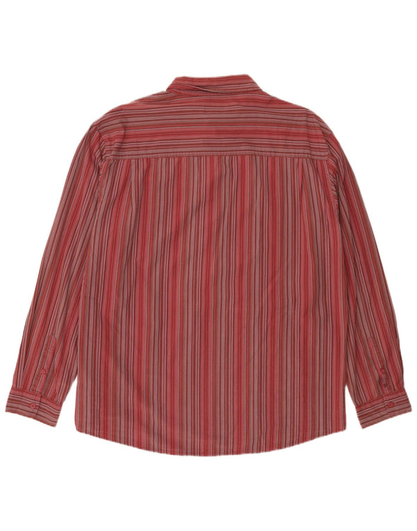 Wrangler Camisa De Hombre 2XL Algodón A Rayas Rojas