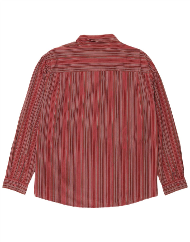 Wrangler Camisa De Hombre 2XL Algodón A Rayas Rojas