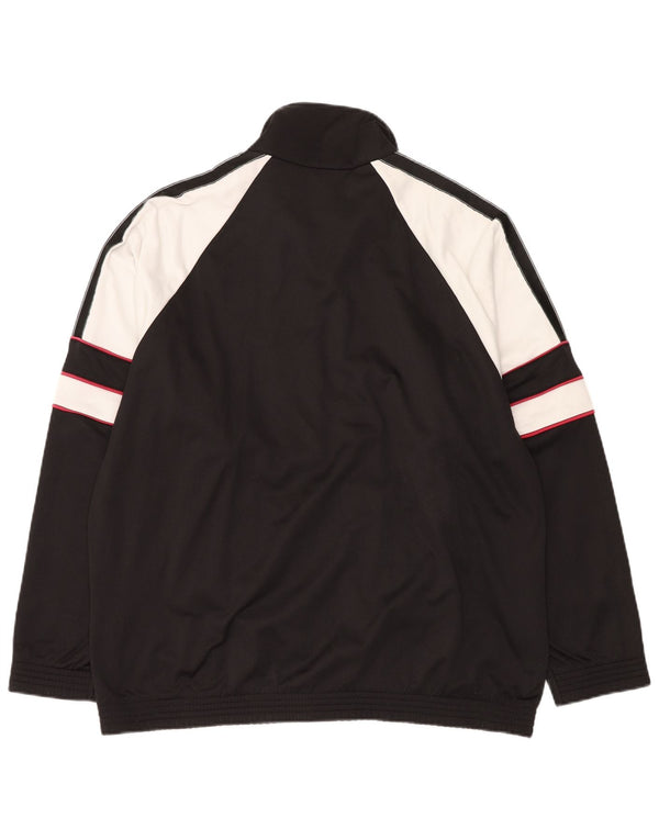 ASICS Chaqueta de chándal gráfica para hombre IT 56 XL Bloque de color negro