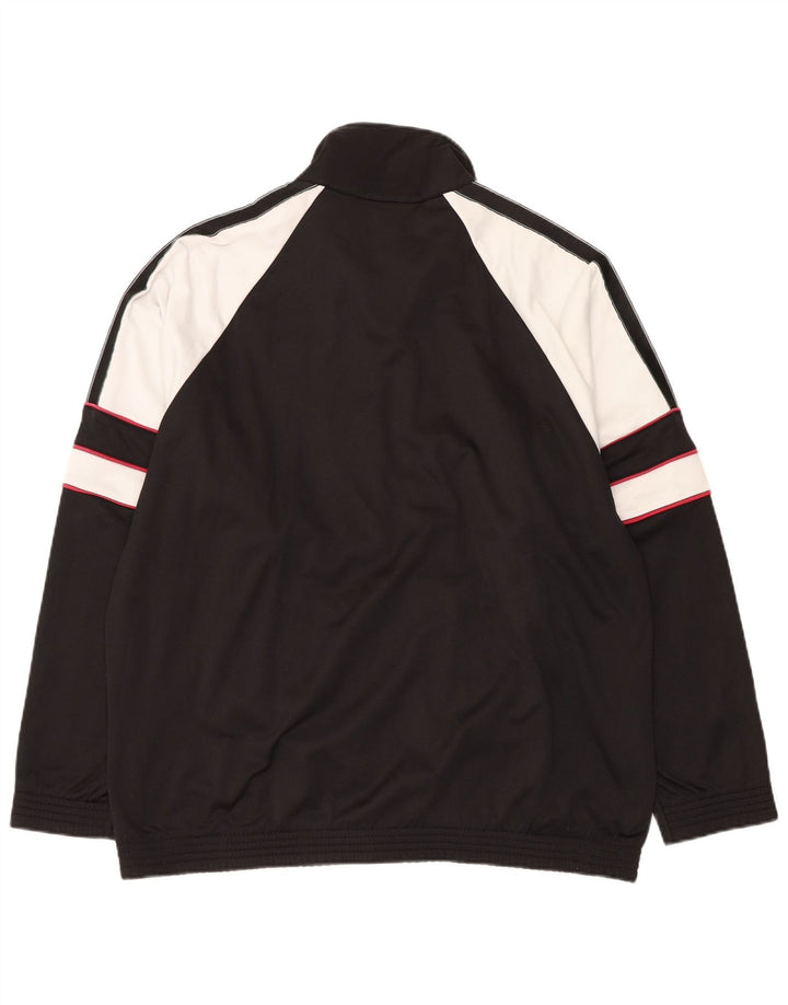 ASICS Chaqueta de chándal gráfica para hombre IT 56 XL Bloque de color negro