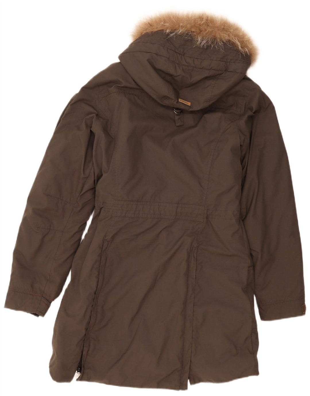 Icepeak Abrigo acolchado extragrande con capucha para mujer EU 36 Small Caqui Poliamida