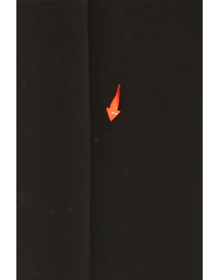 REISS Pantalones casuales de cintura alta para mujer UK 12 Medium W32 L30 Negro