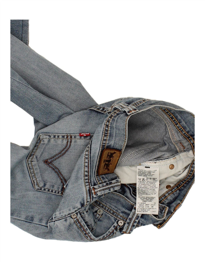 LEVI'S Womens Slim Jeans W27 L26  Blue Cotton Vintage Levi's and Second-Hand Levi's from Messina Hembry 