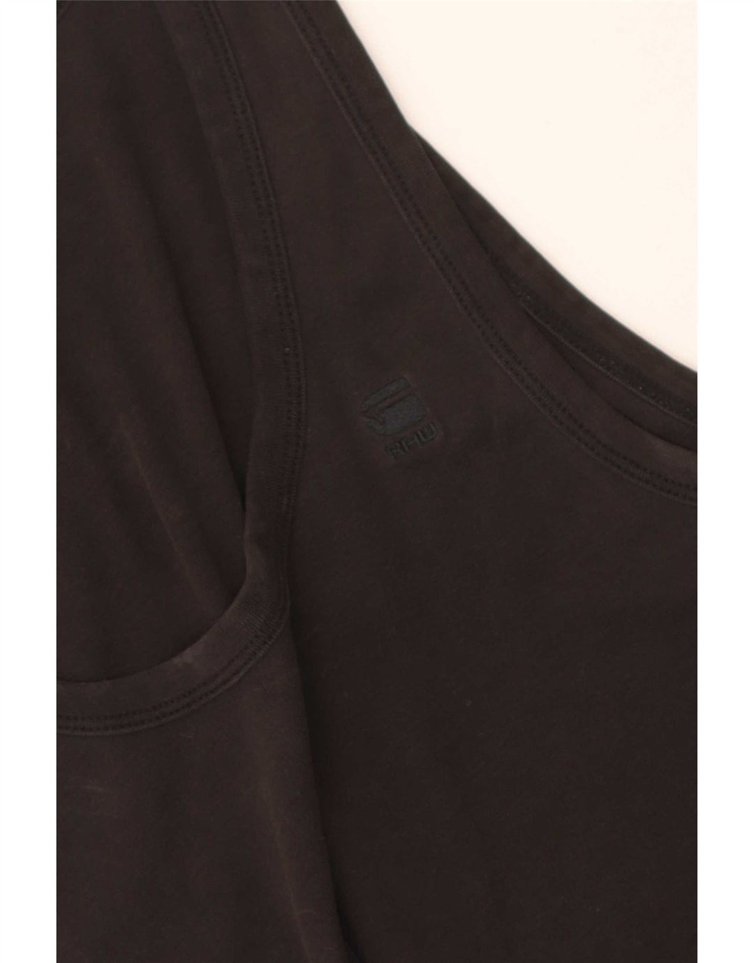 G-Star Hombre Chaleco Top Grande Algodón Negro