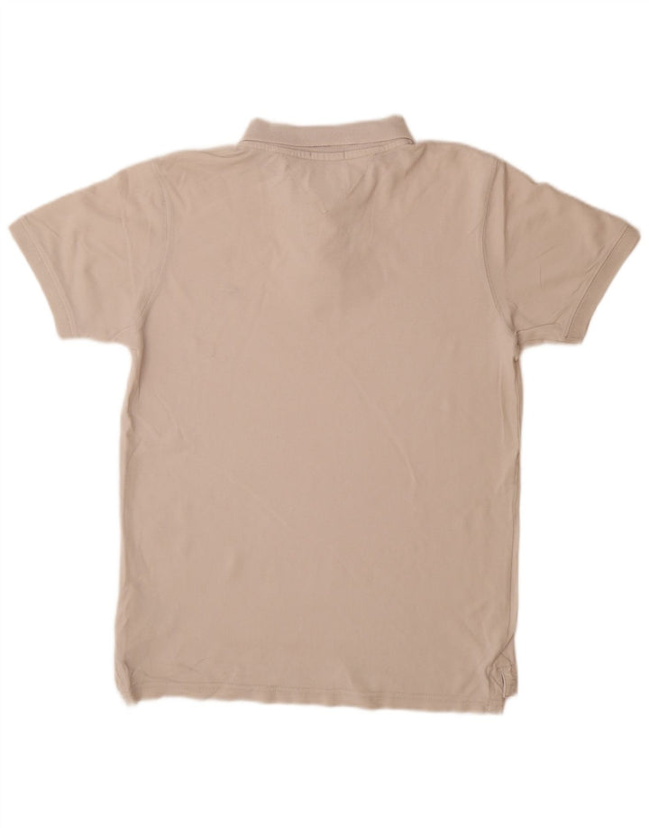 TOMMY HILFIGER Polo para hombre Medium Off White Cotton