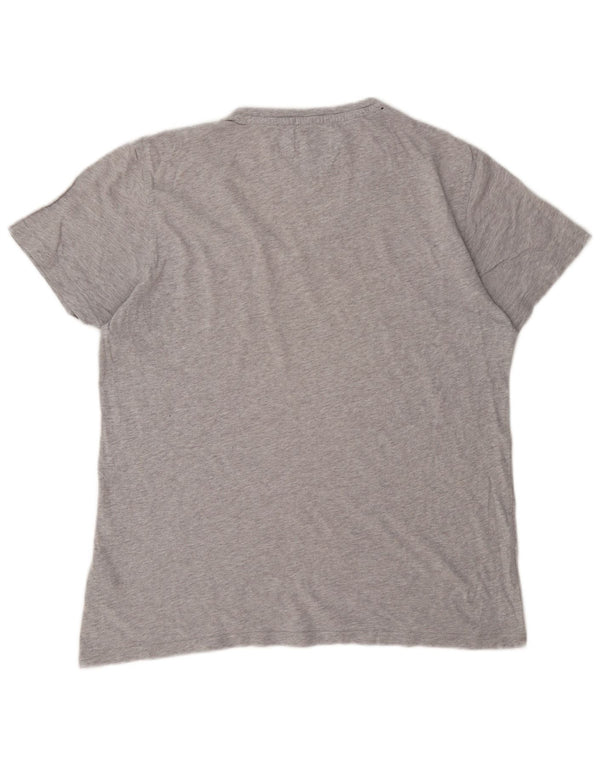 Tommy Hilfiger Camiseta para mujer Top UK 18 XL Algodón moteado gris