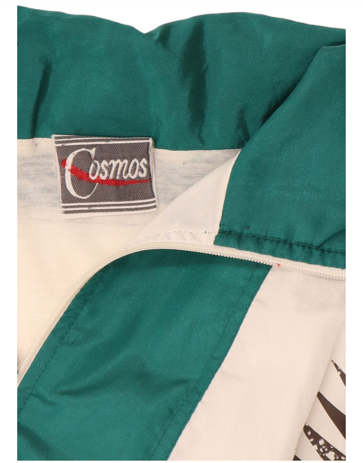 COSMOS Chaqueta superior de chándal para hombre UK 46 Large White Colourblock