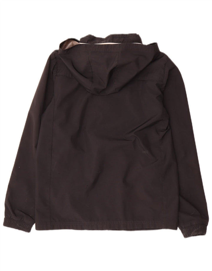 Adidas Chubasquero con capucha para niño 11-12 años Negro Poliéster