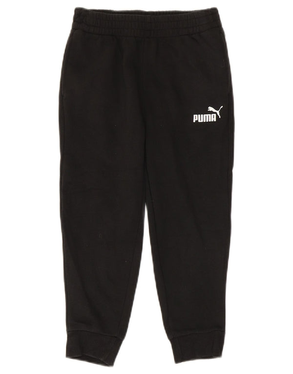 Puma Pantalones de chándal para niño Joggers 5-6 años Negro Algodón