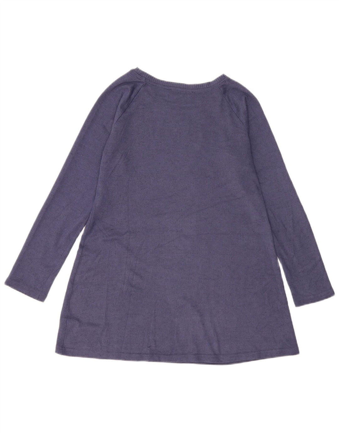 Marks & Spencer Top tipo túnica de manga larga para mujer UK 10 Small Azul marino