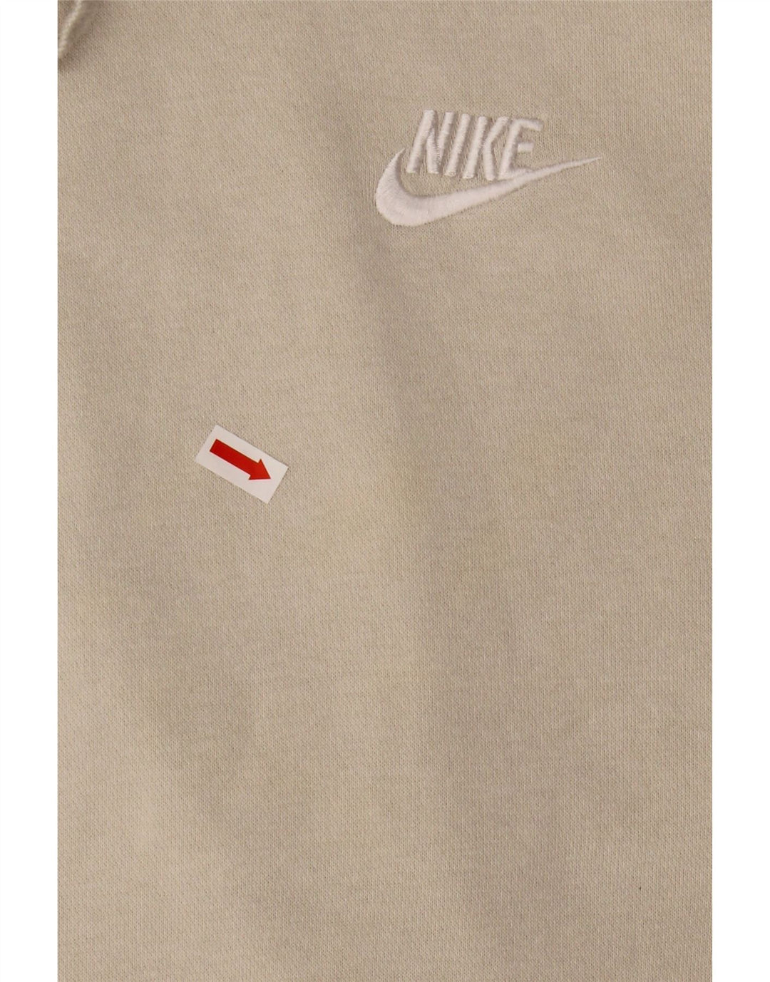 Nike - Sudadera con capucha para hombre, talla pequeña, algodón beige