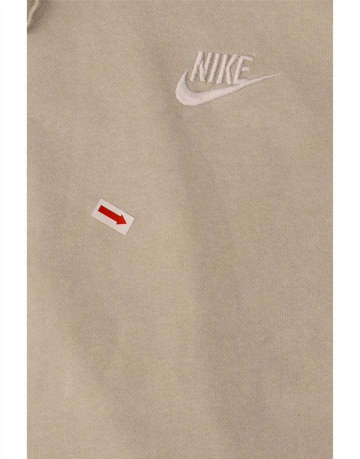 Nike - Sudadera con capucha para hombre, talla pequeña, algodón beige