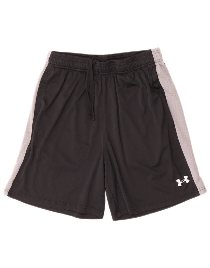 Under Armour Hombre Pantalones cortos deportivos Poliéster color block mediano negro