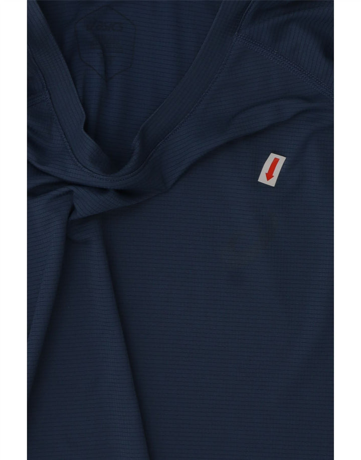 ASICS Camiseta Hombre Top Small Azul Poliéster