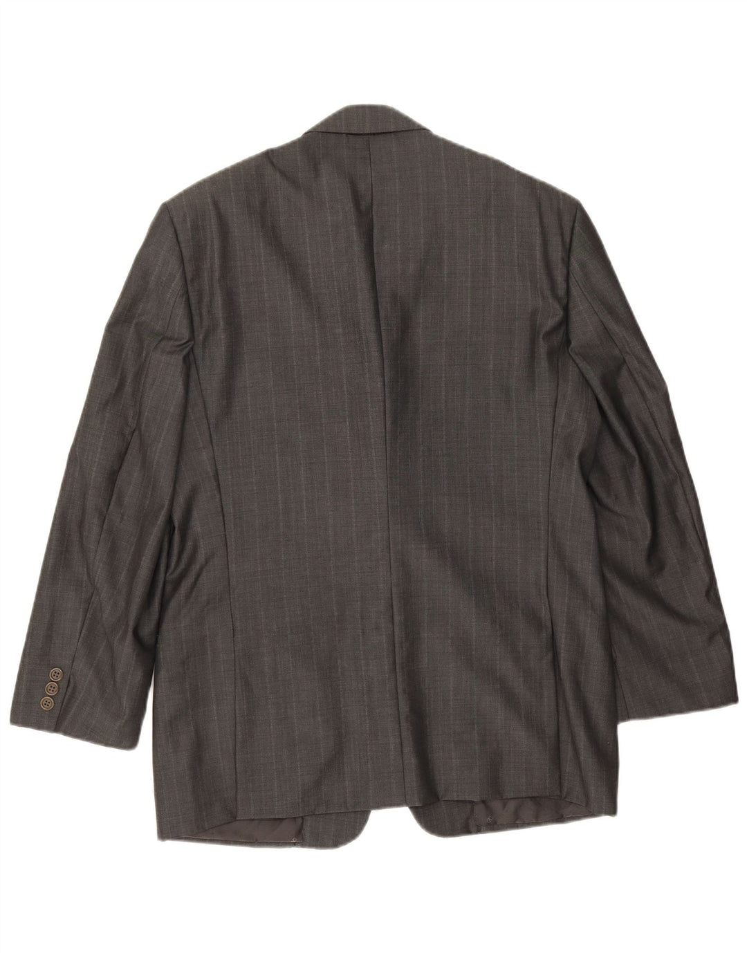 Valentino Chaqueta Blazer De 3 Botones Para Hombre IT 50 Grande De Lana Virgen Gris