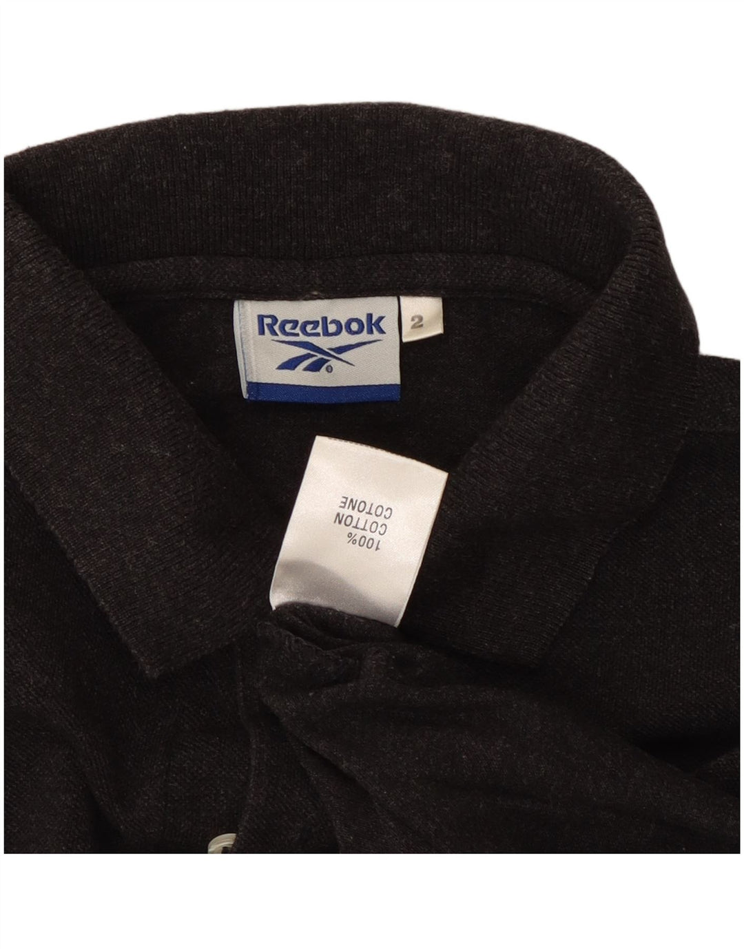 Polo REEBOK Hombre Algodón Gris Medio