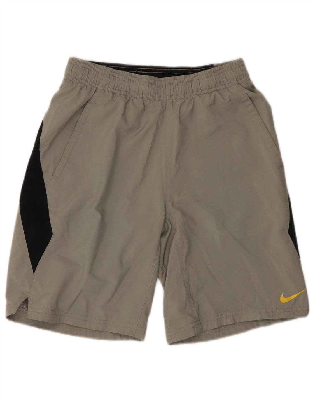 NIKE Pantalones cortos deportivos para niños 10-11 años Gris medio Colorblock Sports