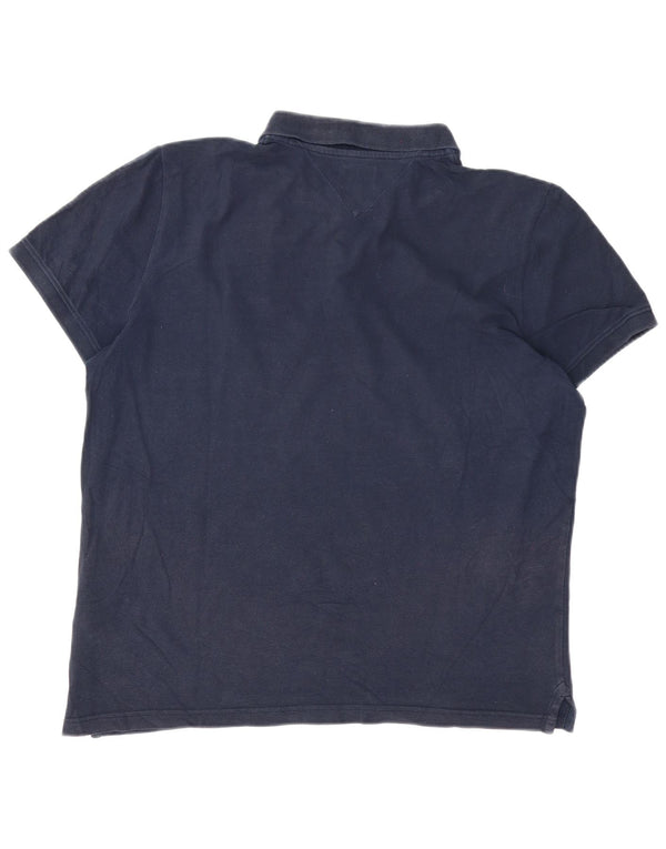 Polo Tommy Hilfiger Hombre XL Algodón Azul Marino