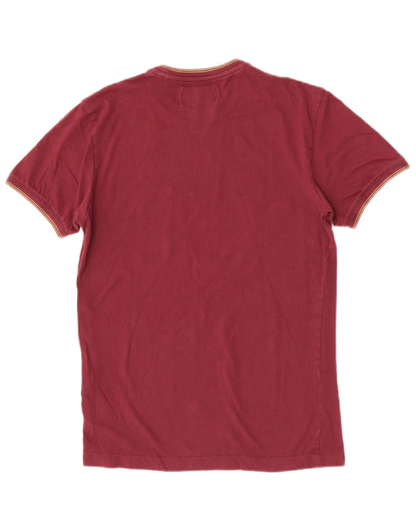 Camiseta Penguin Hombre Top Small Granate Algodón