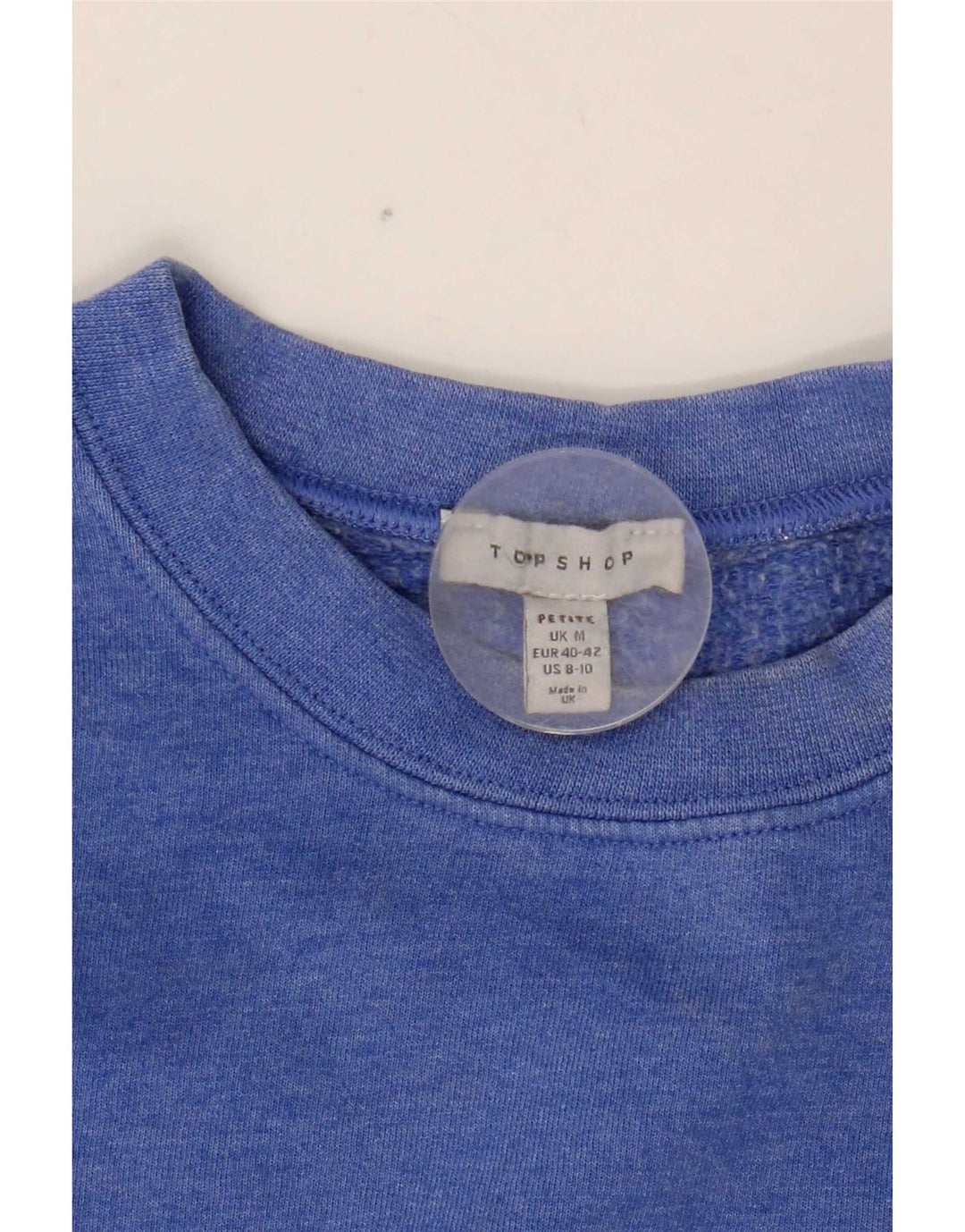 Topshop - Sudadera para mujer, talla 40, color azul medio