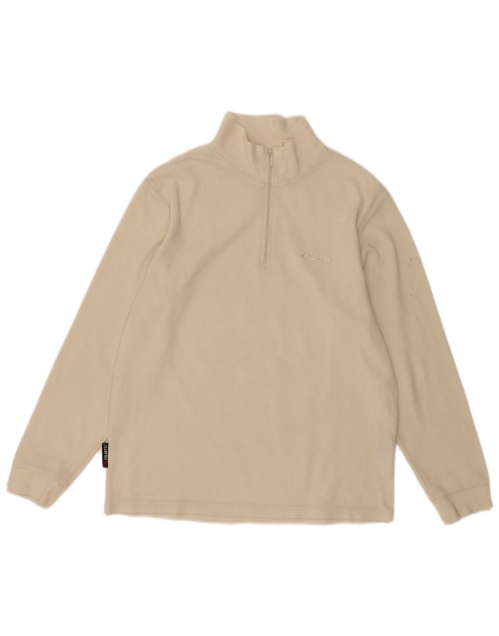 Invicta Jersey De Forro Polar Con Cremallera Para Hombre Grande Poliéster Blanco Roto
