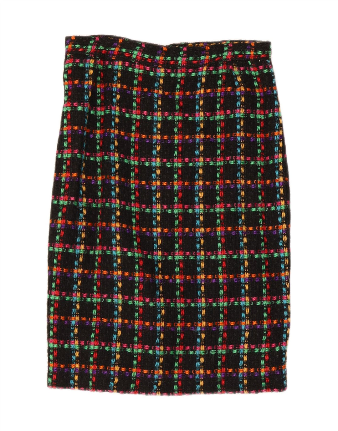 NADIA Conjunto de falda de 2 piezas para mujer UK 14 Medium W28 Cuadros multicolores