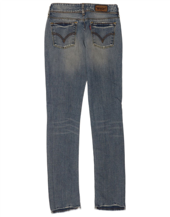 Levi's Mujer 571 Slim Jeans W28 L34 Algodón Azul