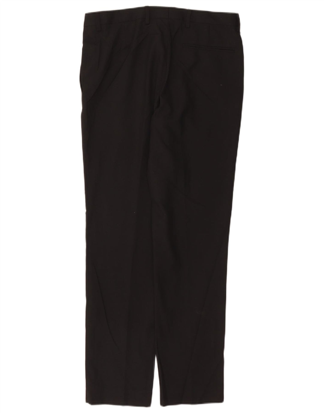 Marks & Spencer Pantalón de traje ajustado para mujer W32 L31 Poliéster negro
