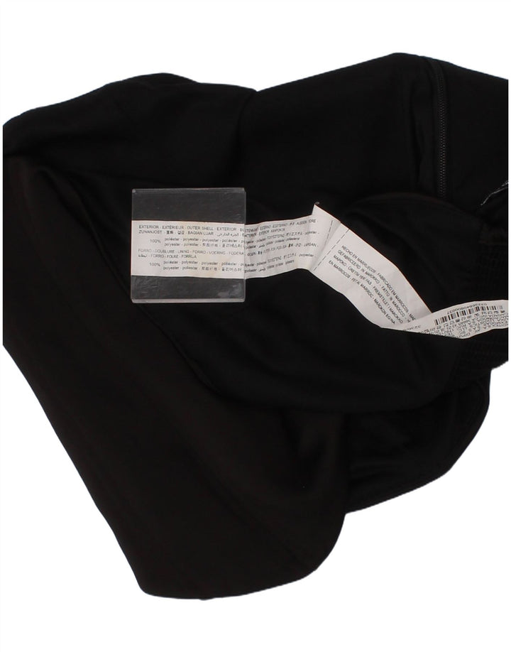 Zara Mujer Crop Corset Top Medio Negro Poliéster