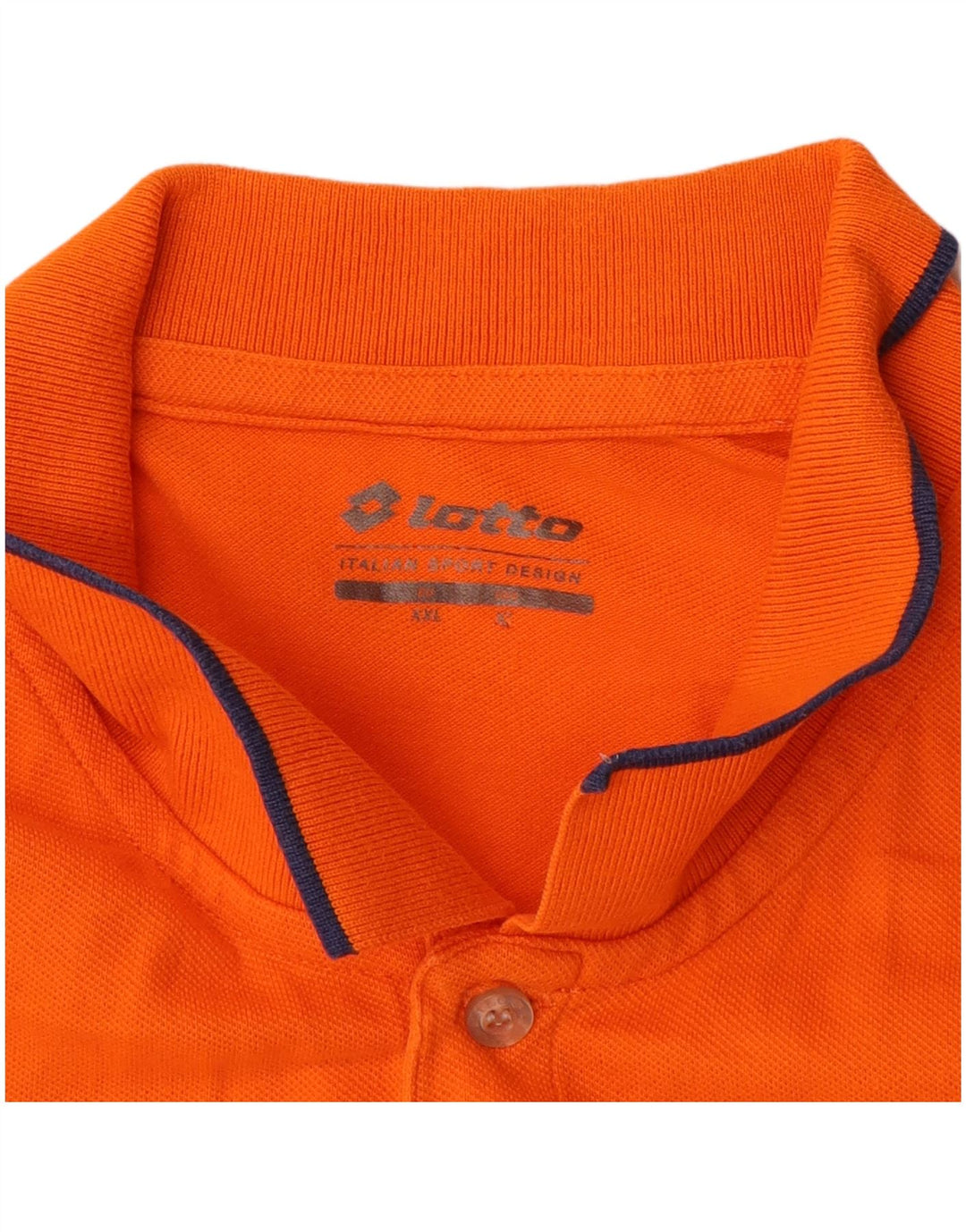 LOTTO Polo Hombre XL Naranja Algodón