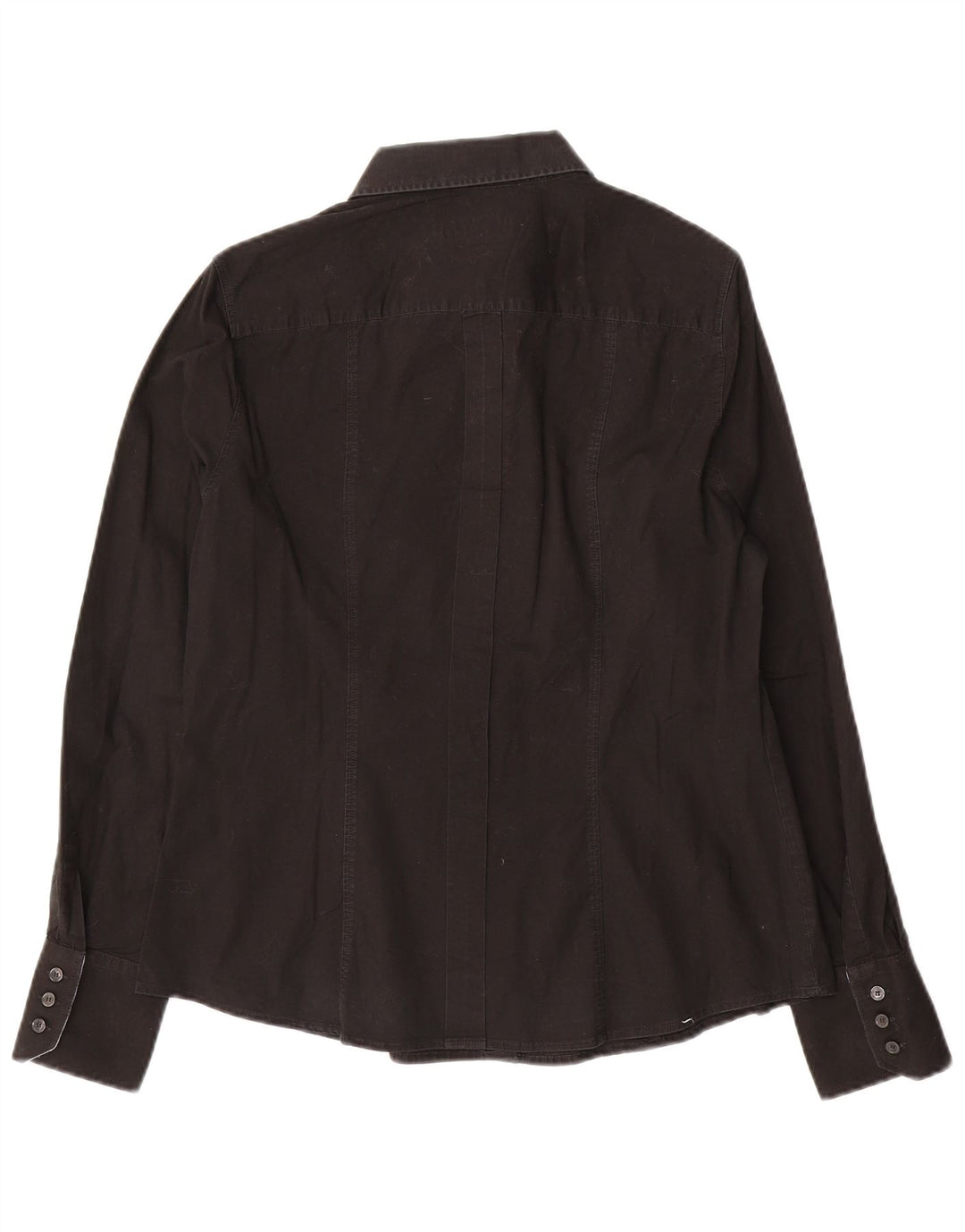 Camisa Mujer Trussardi Jeans IT 48 XL Negro Algodón