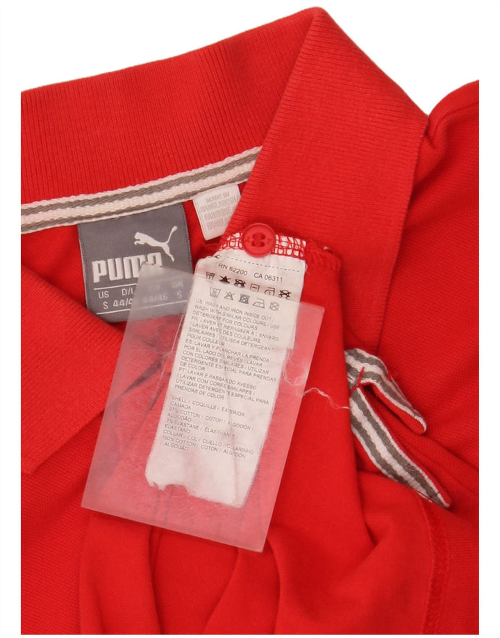 Polo Puma Hombre Pequeño Algodón Rojo