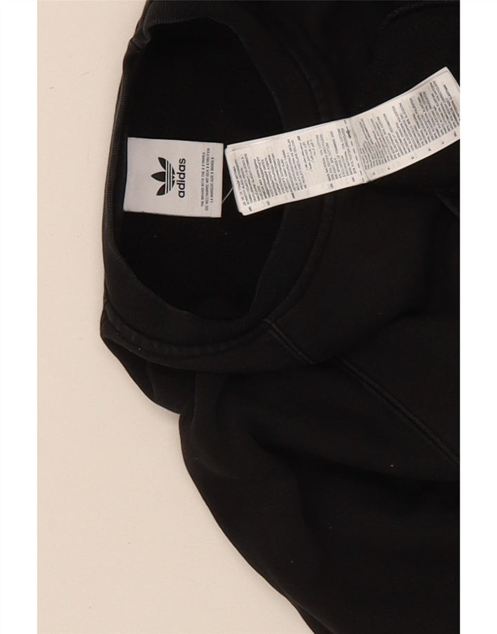 Adidas Hombre Sudadera Jumper Medium Negro Algodón