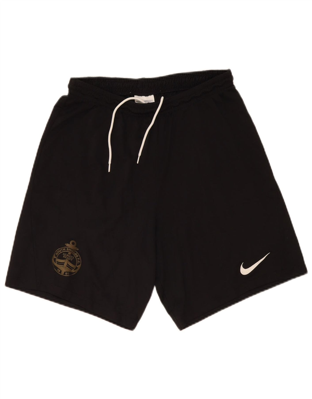 Nike South Shields F.C. para hombre Pantalón Corto Deportivo Grande Poliéster Negro