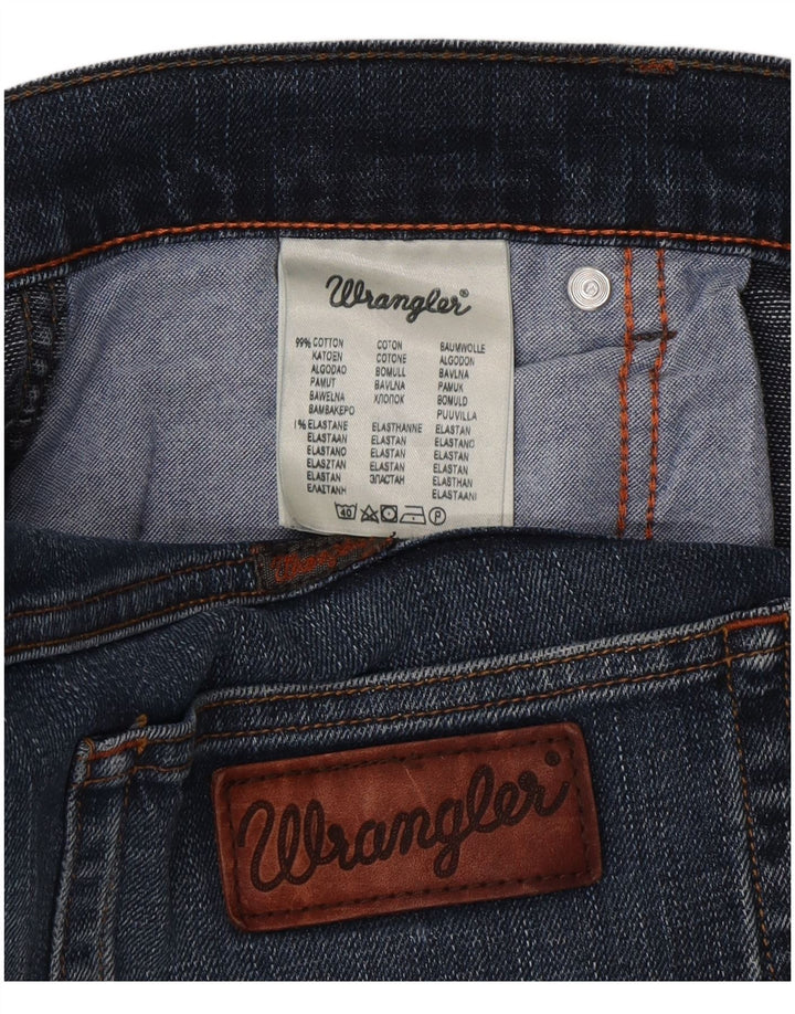 Vaqueros Wrangler Hombre Rectos W34 L30 Algodón Azul