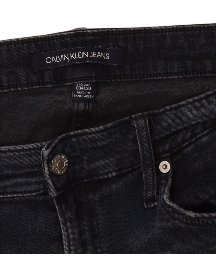 Calvin Klein Jeans ajustados para hombre W34 L30 Azul marino