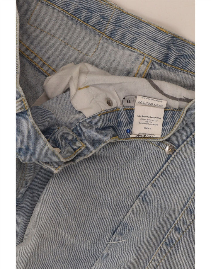 CHEAP MONDAY Shorts vaqueros para hombre W32 Algodón azul medio