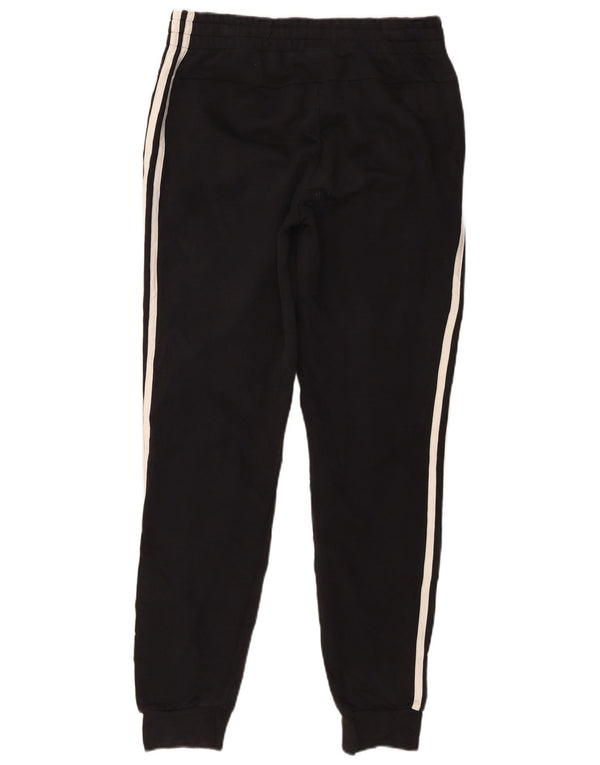 Adidas Pantalones de chándal para mujer Joggers UK 8/10 Small Black Cotton