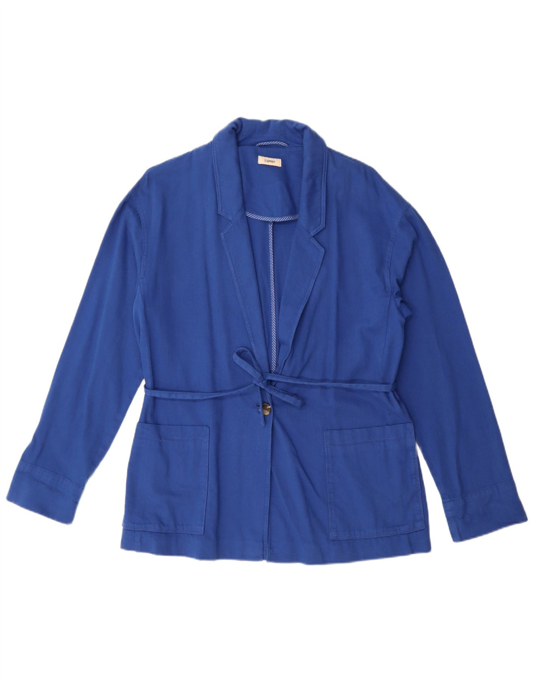 Esprit Chaqueta tipo blazer extragrande con 1 botón para mujer UK 8 Small Blue