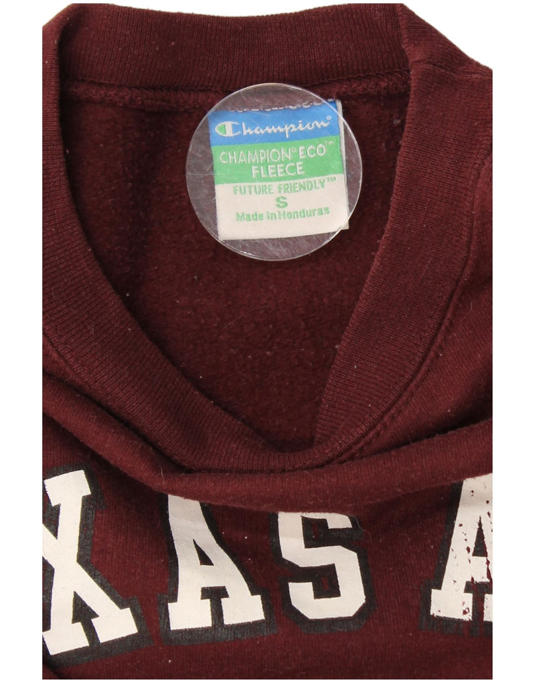 CHAMPION Jersey de sudadera extragrande para mujer UK 10 Small Maroon