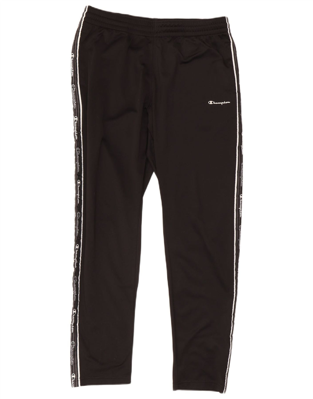 Champion Pantalones De Chándal Gráfico Hombre XL Poliéster Negro