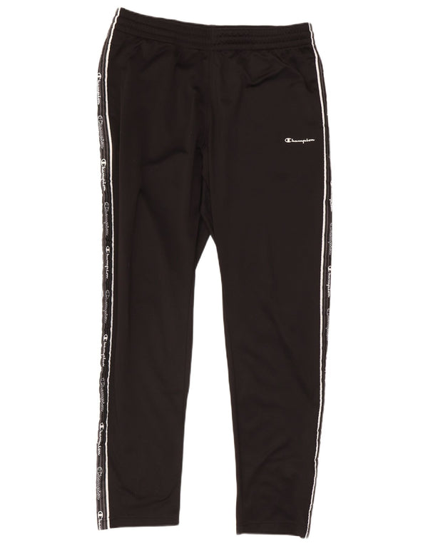 Champion Pantalones De Chándal Gráfico Hombre XL Poliéster Negro