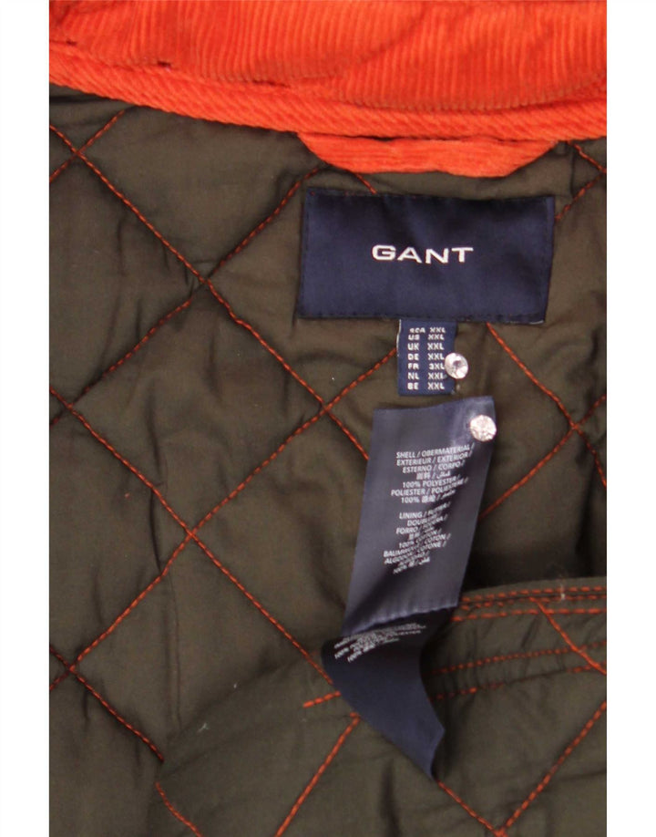 Gant Chaqueta acolchada para mujer UK 20 2XL Naranja Poliéster