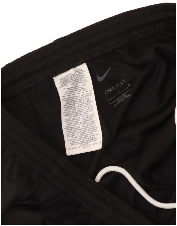 Nike Dri Fit - Pantalón de chándal para hombre, poliéster, color negro