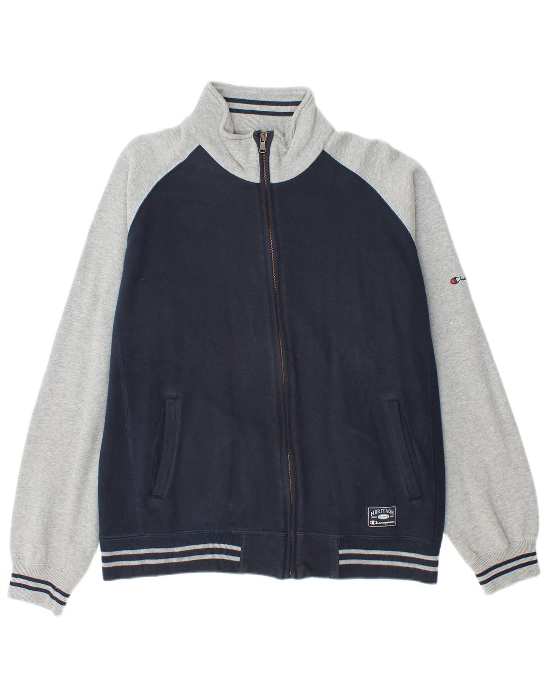 Champion Heritage Classics - Chaqueta de chándal para hombre, talla grande, color azul marino