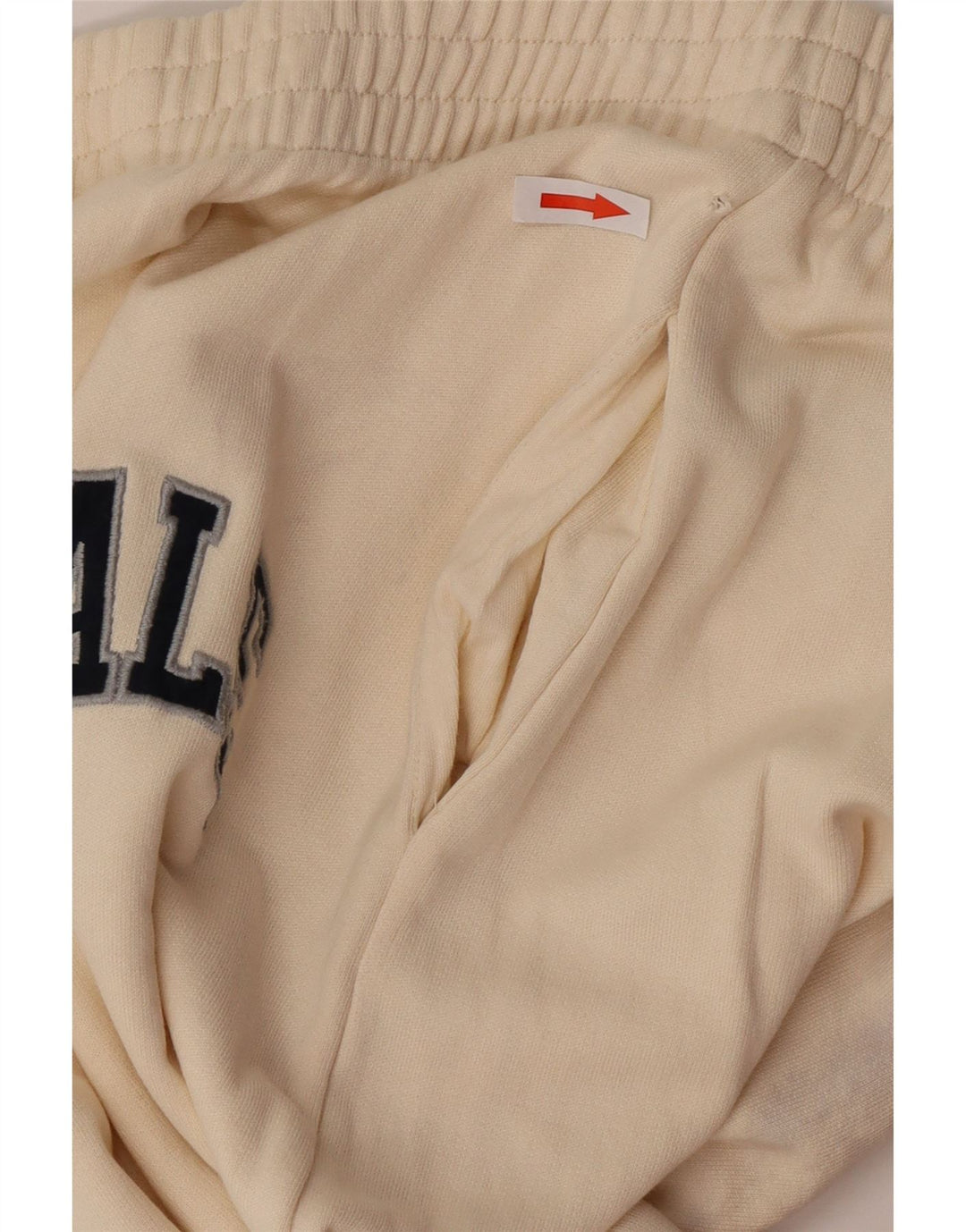 Zara Mujer Pantalones De Chándal Joggers UK 12 Medium Off White