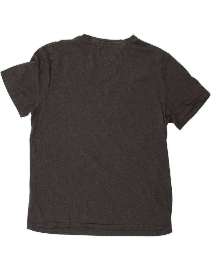 TOMMY HILFIGER Mens T-Shirt Top Large Grey Cotton Vintage Tommy Hilfiger and Second-Hand Tommy Hilfiger from Messina Hembry 