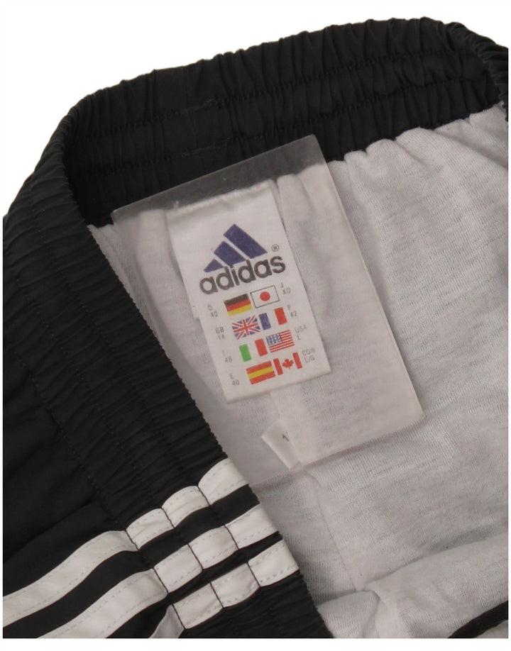 Adidas Mujer Chándal Pantalones Joggers UK 44 Grande Gris Poliéster