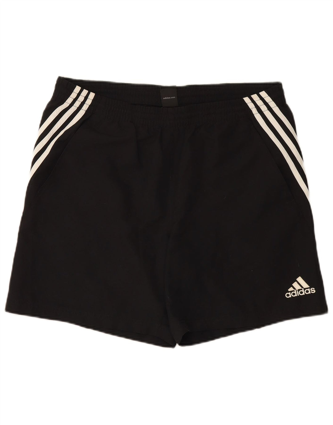 ADIDAS Pantalones cortos deportivos para hombre Grande Poliéster negro