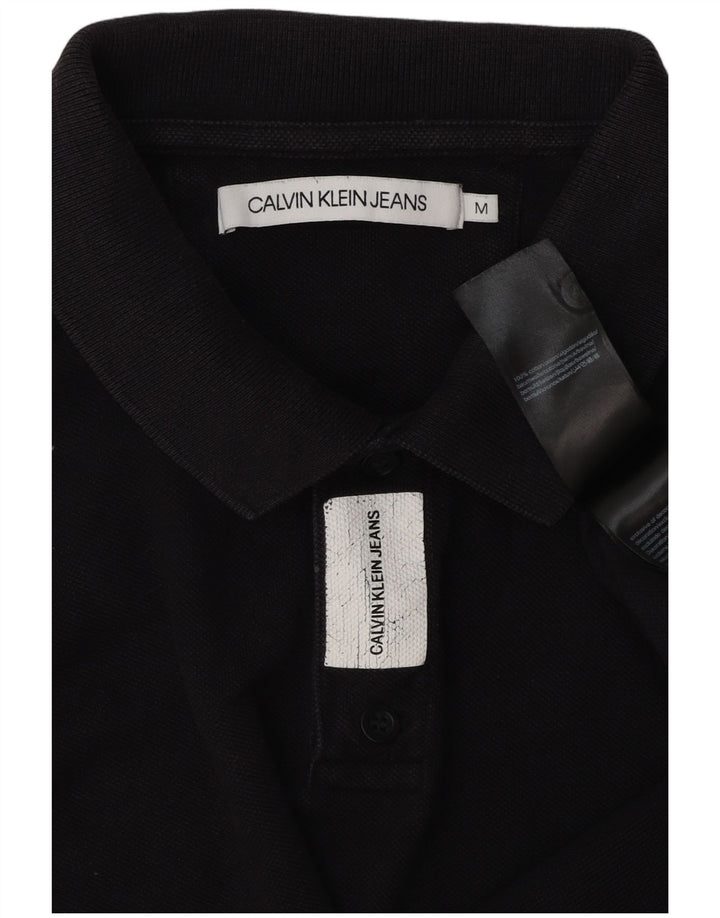 Calvin Klein Jeans Polo para hombre de algodón azul marino mediano